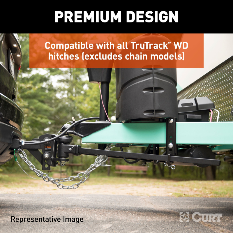 CURT TruTrack™ Heavy-Duty 6" Adjustable Support Brackets Model 17517
