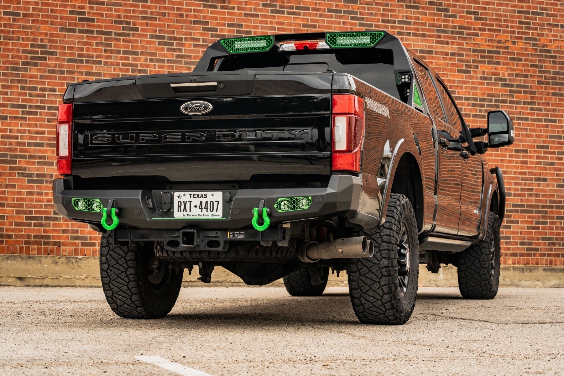 Evolution Rear Bumper - Texture Black 2017-2022 Ford F-250 F-350 F-450