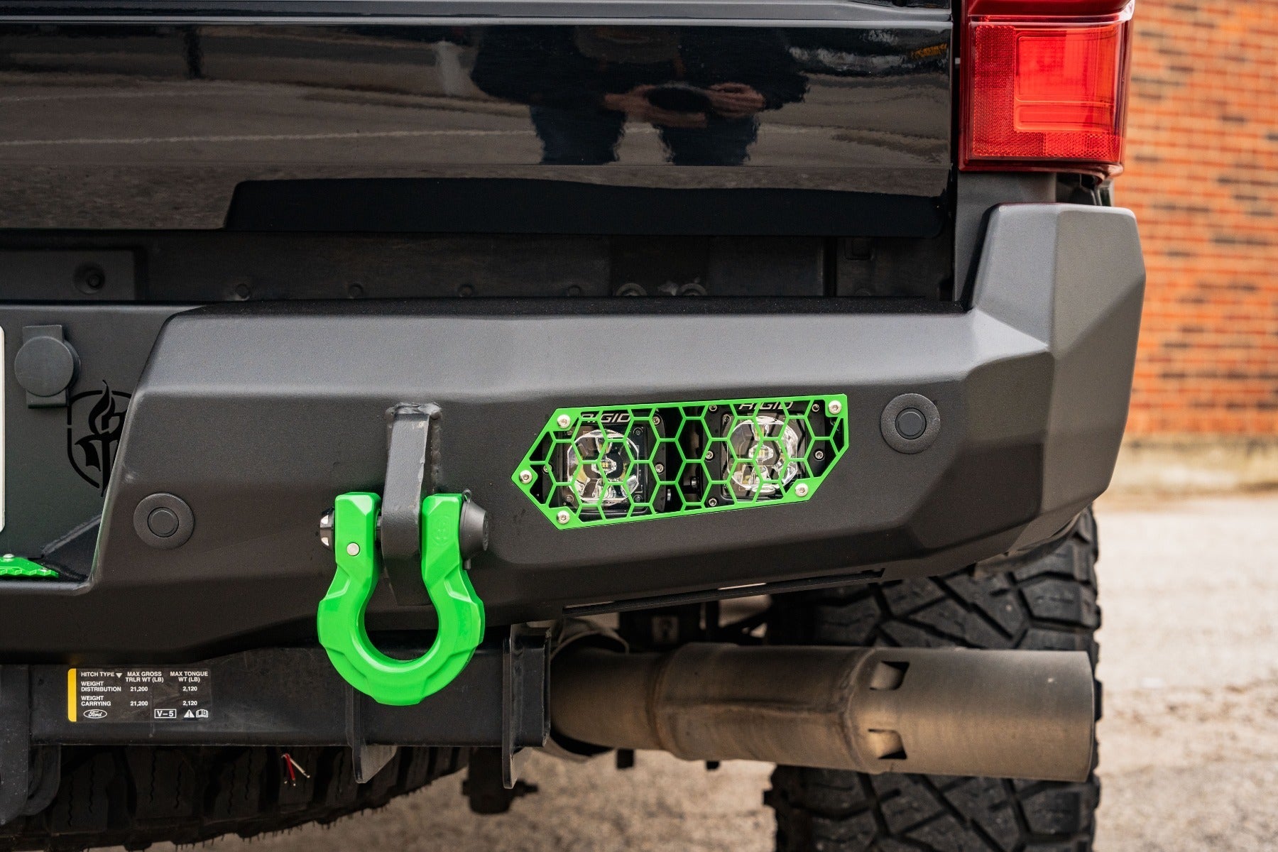 Evolution Rear Bumper - Texture Black 2017-2022 Ford F-250 F-350 F-450