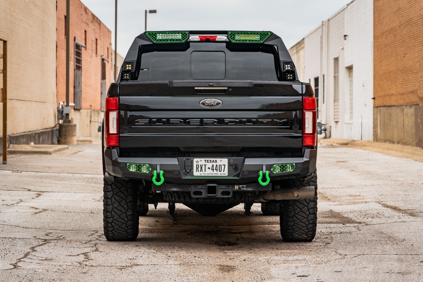 Evolution Rear Bumper - Texture Black 2017-2022 Ford F-250 F-350 F-450