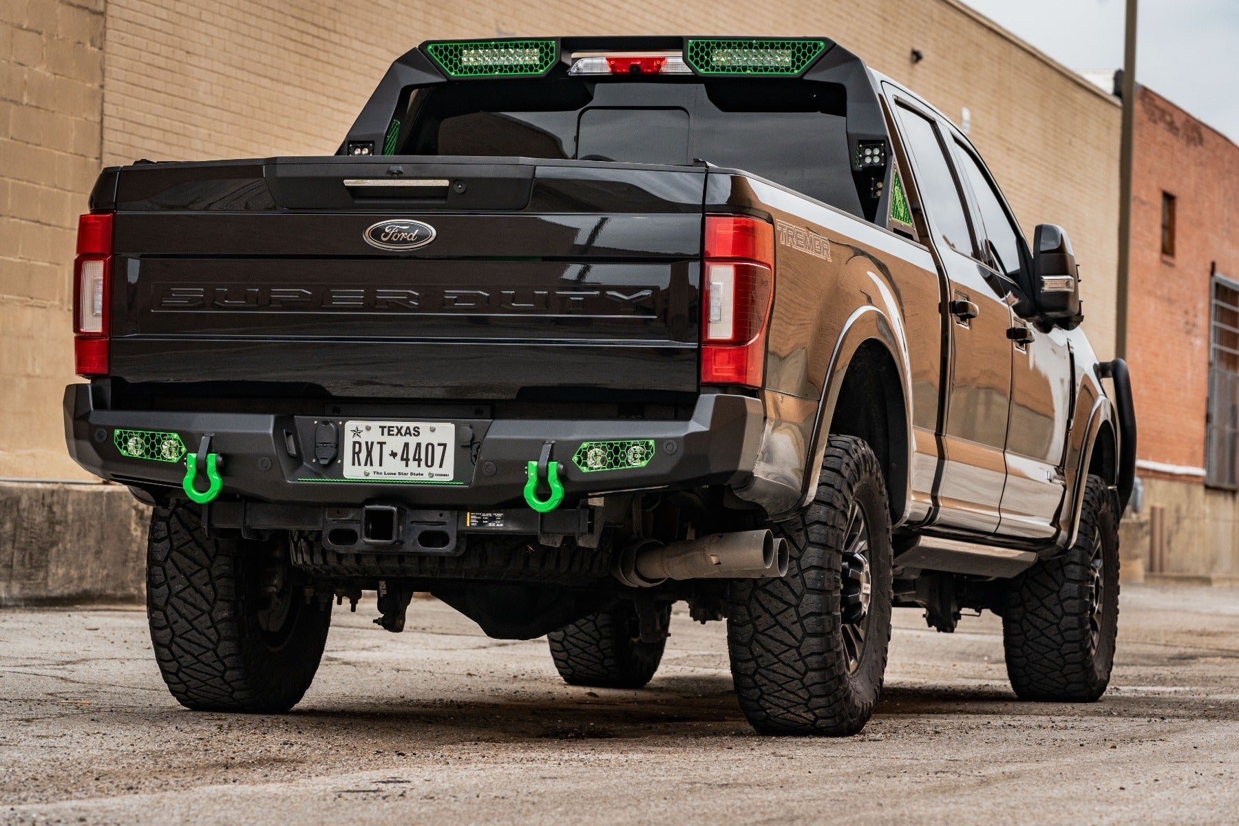 Evolution Rear Bumper - Texture Black 2017-2022 Ford F-250 F-350 F-450