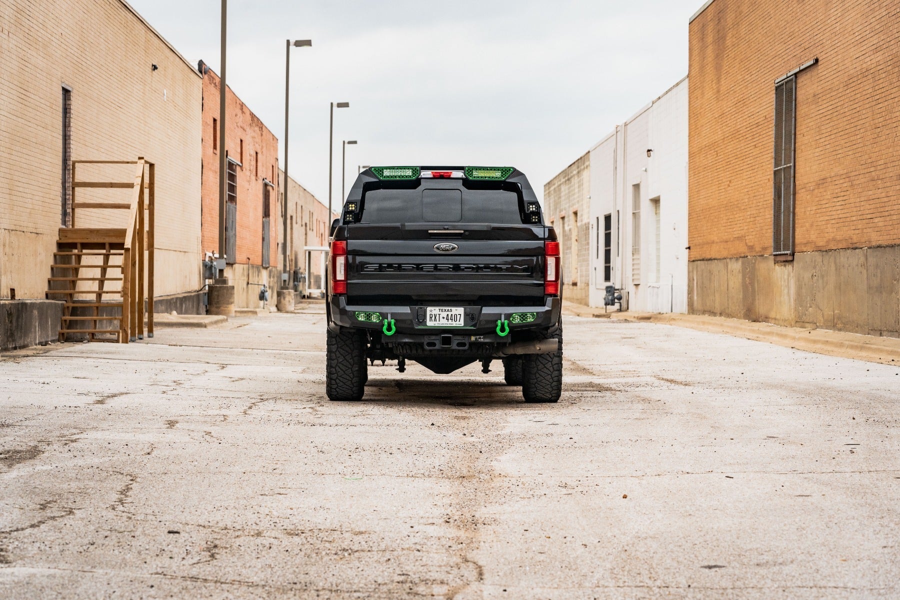 Evolution Rear Bumper - Texture Black 2017-2022 Ford F-250 F-350 F-450