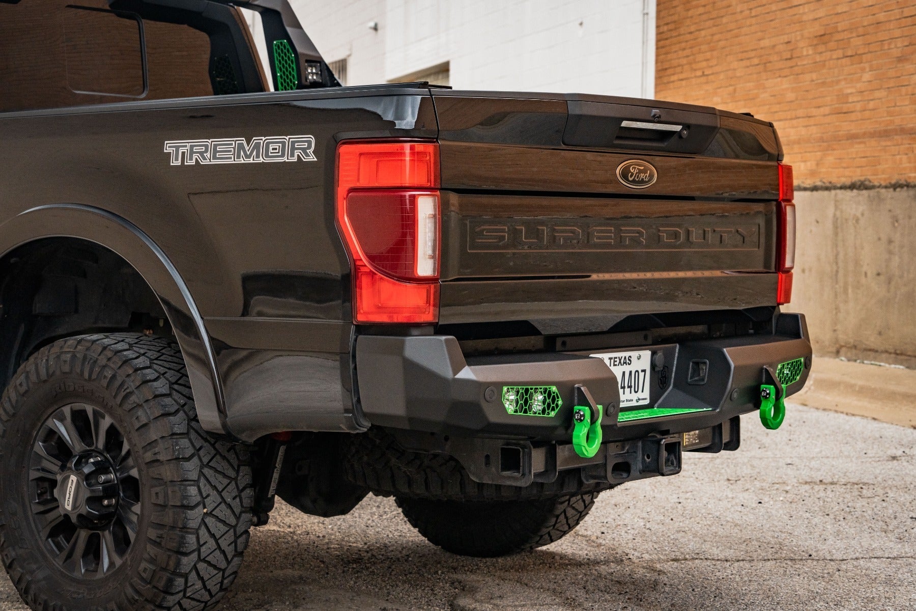 Evolution Rear Bumper - Texture Black 2017-2022 Ford F-250 F-350 F-450