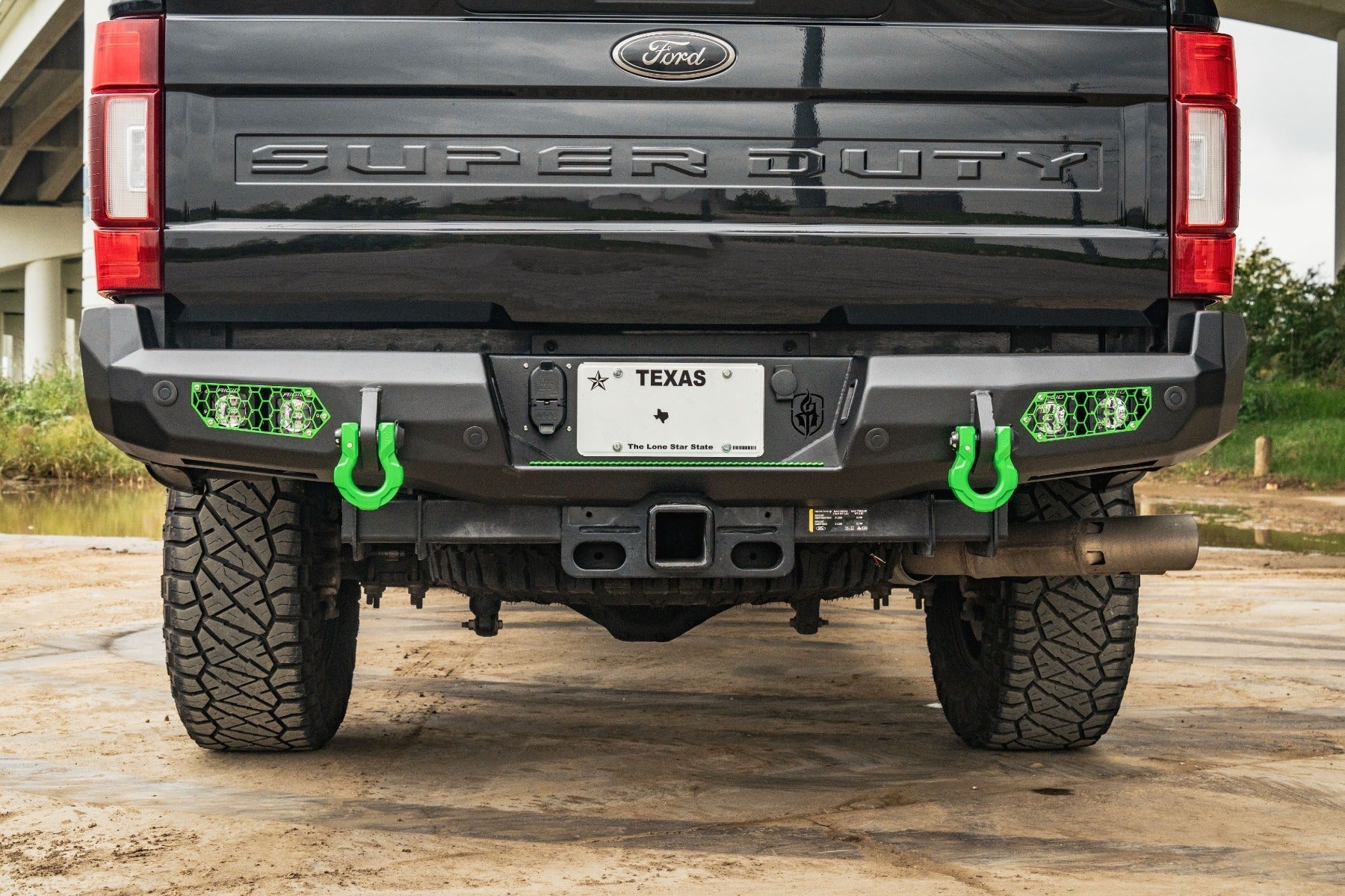 Evolution Rear Bumper - Texture Black 2017-2022 Ford F-250 F-350 F-450