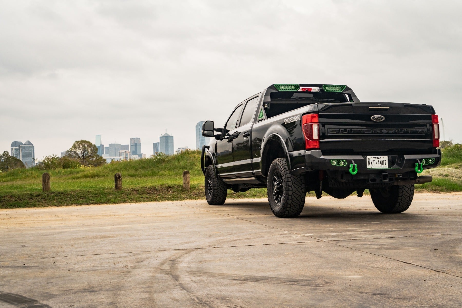 Evolution Rear Bumper - Texture Black 2017-2022 Ford F-250 F-350 F-450