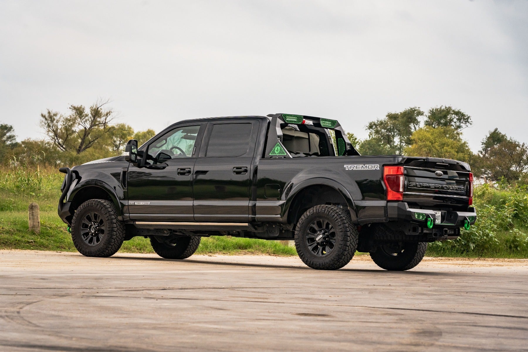 Evolution Rear Bumper - Texture Black 2017-2022 Ford F-250 F-350 F-450