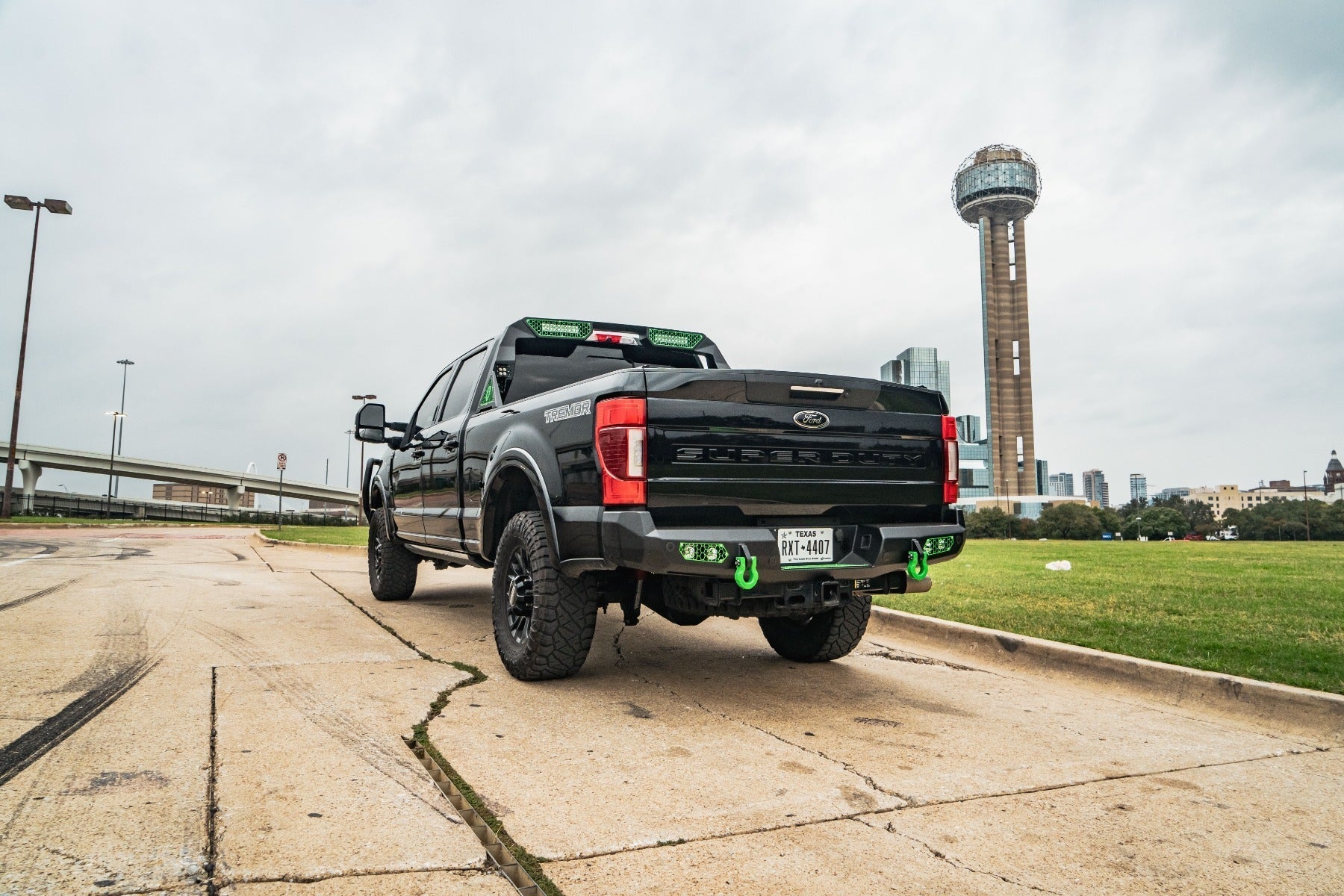 Evolution Rear Bumper - Texture Black 2017-2022 Ford F-250 F-350 F-450