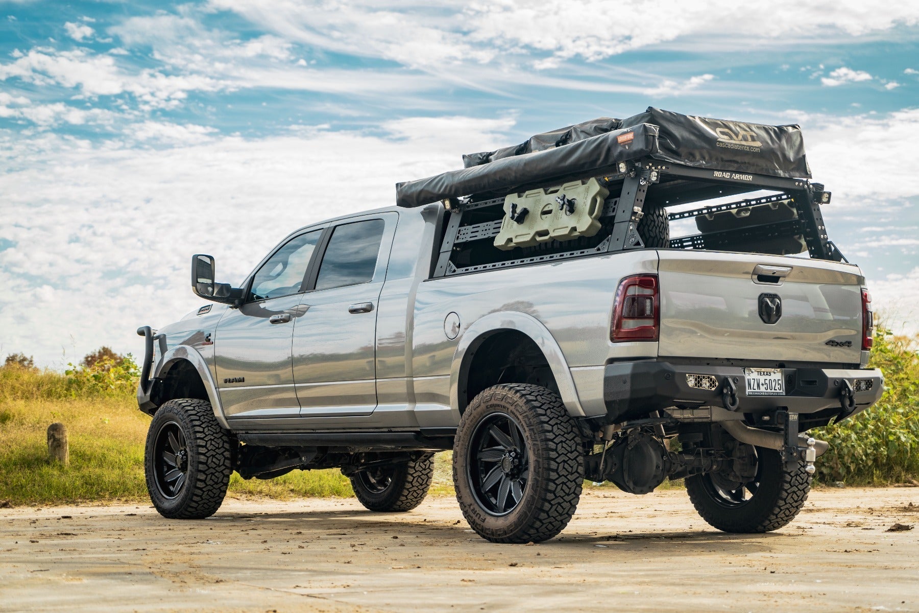 Evolution Rear Bumper - Texture Black 2019-2026 RAM 2500 3500 4500