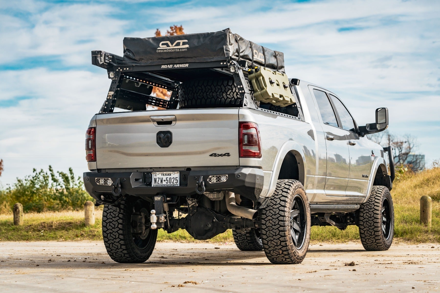 Evolution Rear Bumper - Texture Black 2019-2026 RAM 2500 3500 4500