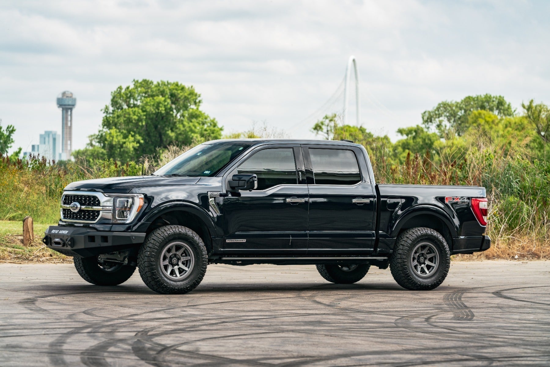 Stealth Front Winch Bumper - Texture Black 2021-2023 Ford F-150