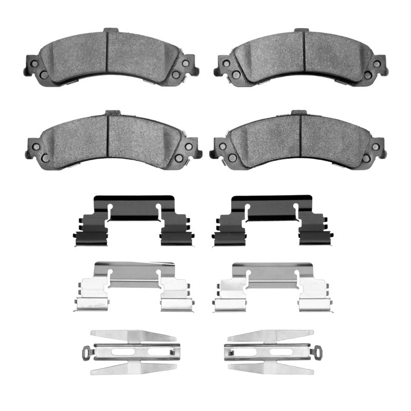 R1 2000-2006 Cadillac Escalade EXT Rear R1 Semi Met Pads & Hardware Kit