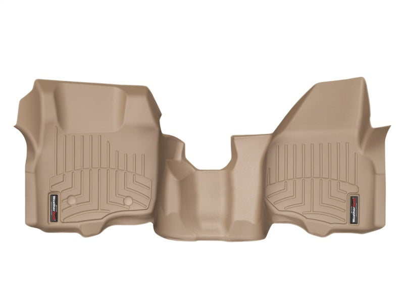 WeatherTech 11+ Ford F250/F350/F450/F550 Front Floorliner OTH - Tan