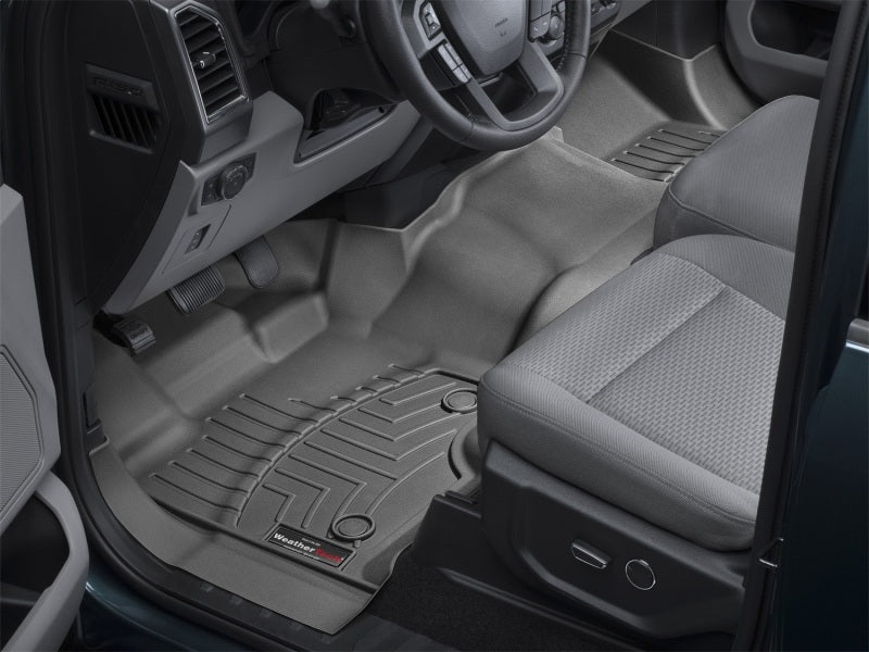 WeatherTech 15+ Ford F-150 SuperCab Front Floorliner OTH - Black