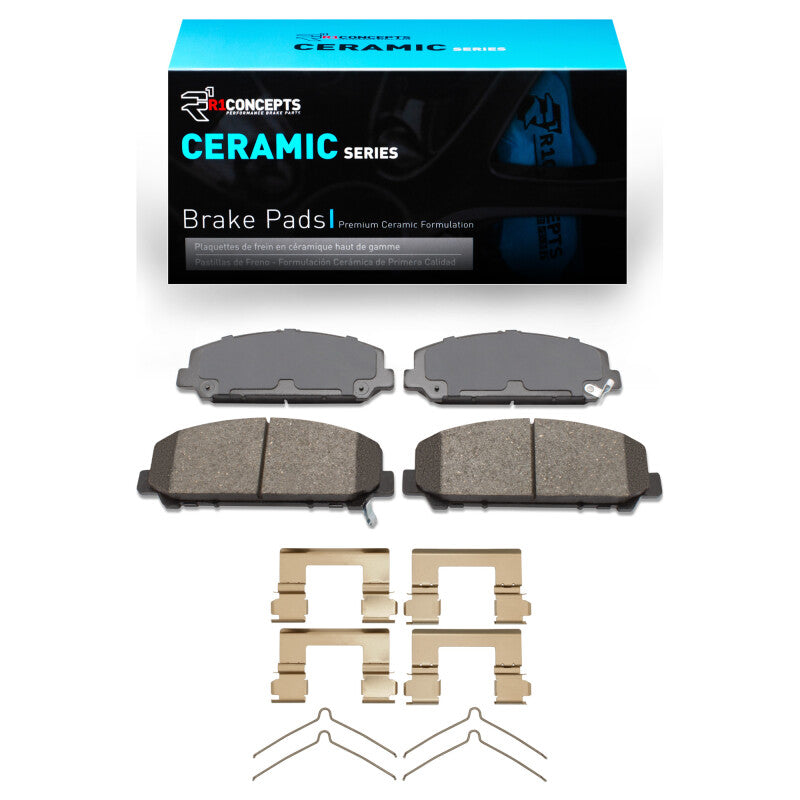 R1 2005-2024 Infiniti QX56 Front R1 Ceramic Pads & Hardware Kit