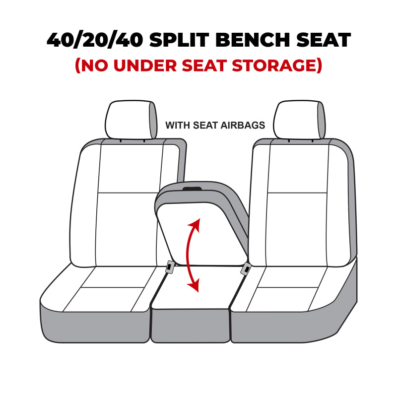 Covercraft 09-14 Dodge Ram 1500/HD Carhartt Super Dux SeatSaver Custom Front Row Seat Covers - Black