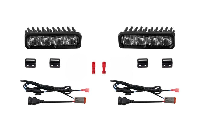 Diode Dynamics 2022-2026 Toyota Tundra Fog SS6 Sport LED Kit White 6000K