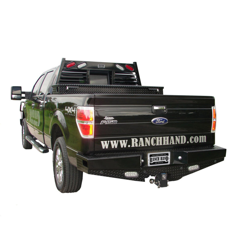 Ranch Hand Sport Series Rear Bumper Fits Select 09-14 Ford F-150 Model SBF09HBLSL
