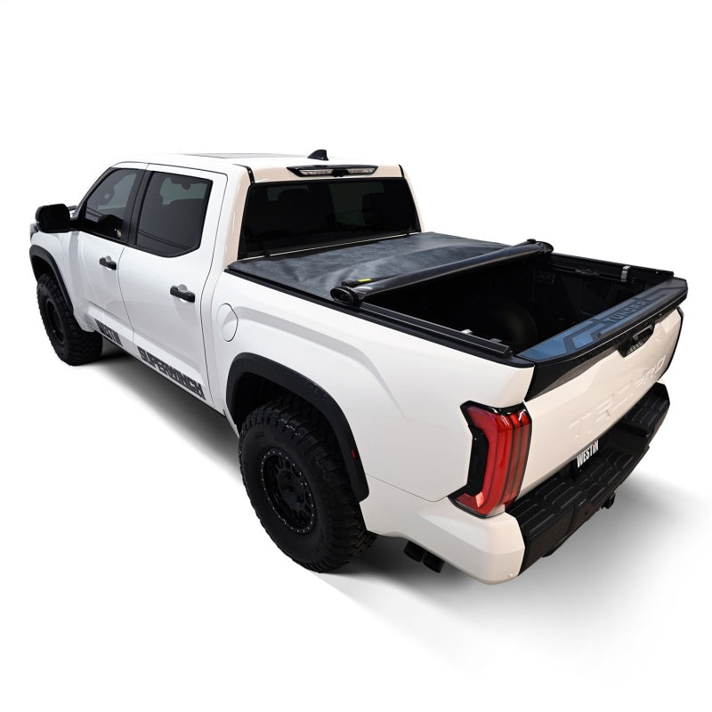 Westin 22-24 Toyota Tundra 5.5ft. Bed Soft Roll Tonneau Cover - Black