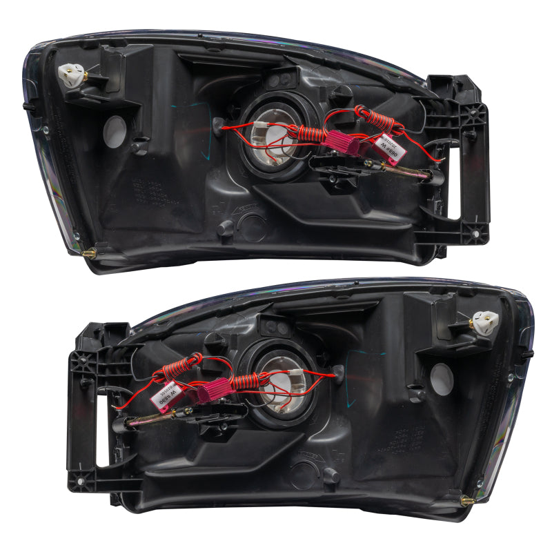 Oracle 07-08 Dodge Ram SMD HL - Black - ColorSHIFT w/ BC1 Controller