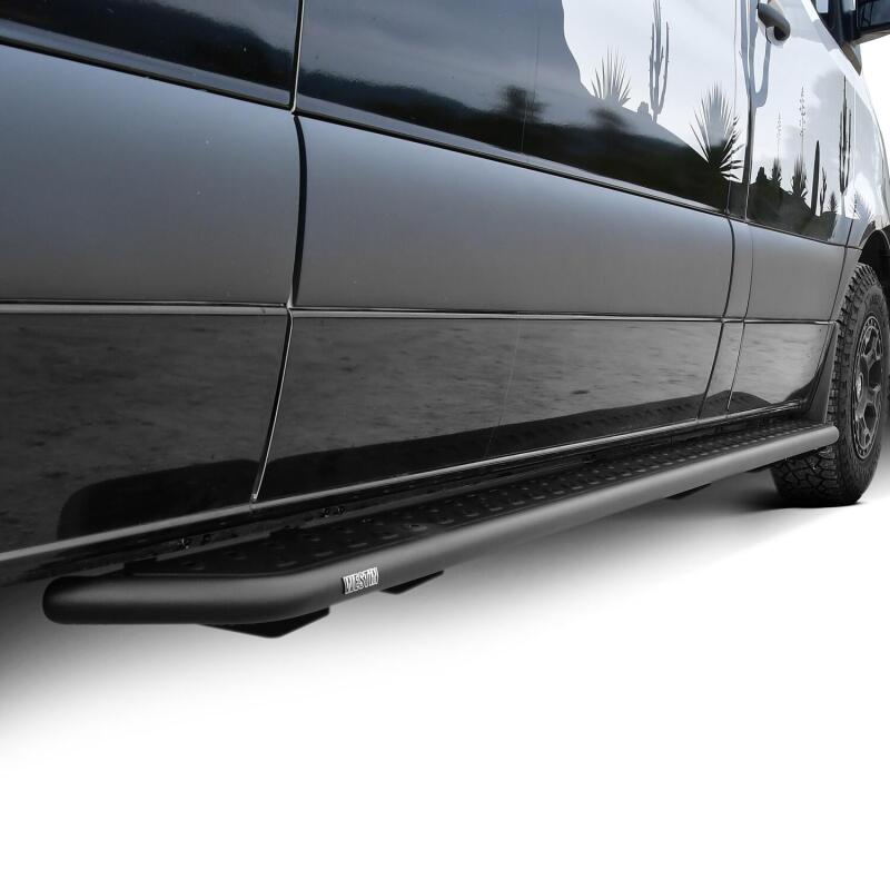 Westin 07-23 Mercedes-Benz Sprinter w/ 144in. Wheelbase Outlaw Nerf Step Bars - Textured Black