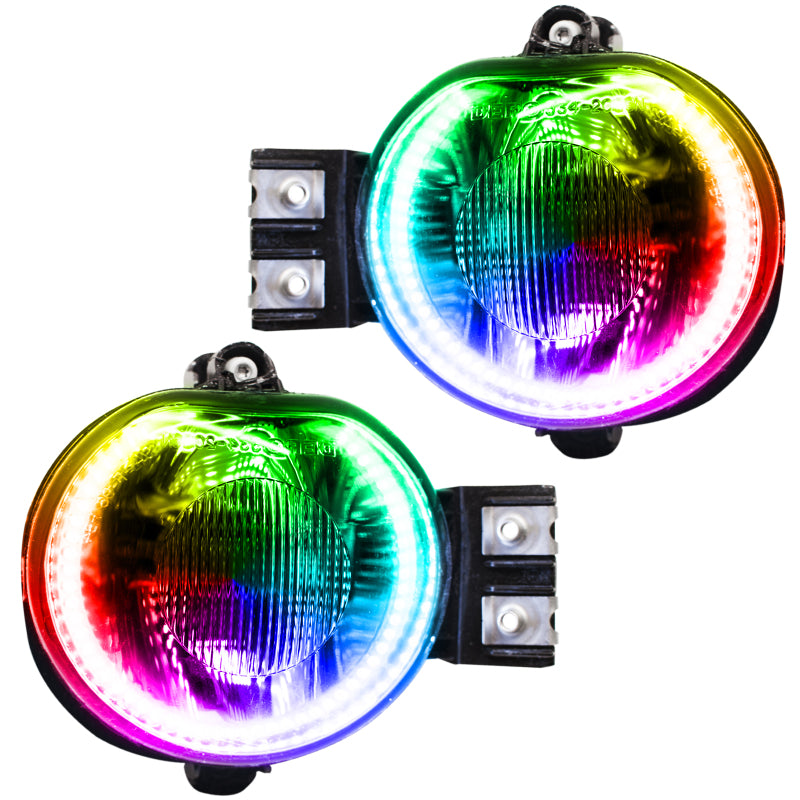 Oracle Dodge Ram 06-08 LED Fog Halo Kit - ColorSHIFT