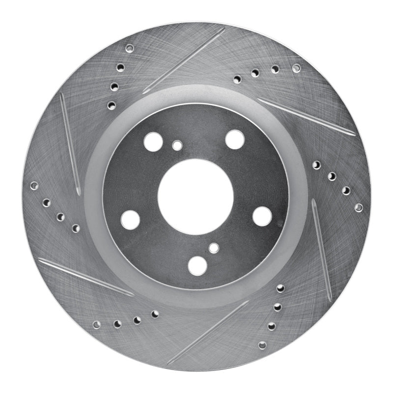 R1 06-12 Ford Ranger (Mexico) Front Left Drilled & Slotted Silver Brake Rotor