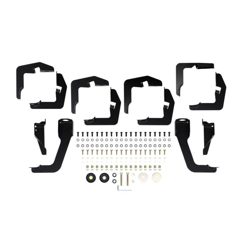Westin 07-13 Chevy Silv 1500 Extended Cab (6.5ft) PRO TRAXX 5 WTW Oval Nerf Step Bars - Blk