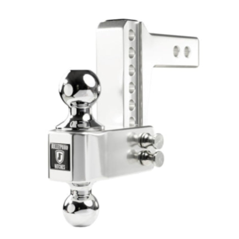 BulletProof Hitches 2.0" Aluminum Medium Duty 4" Drop/Rise Hitch Model AL204