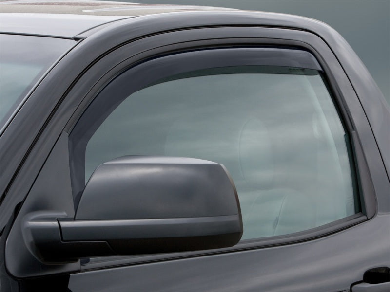 WeatherTech 07-21 Toyota Tundra DC/CC/CrewMax & 08-22 Sequoia FRT Side Window Deflectors - Dark Tint