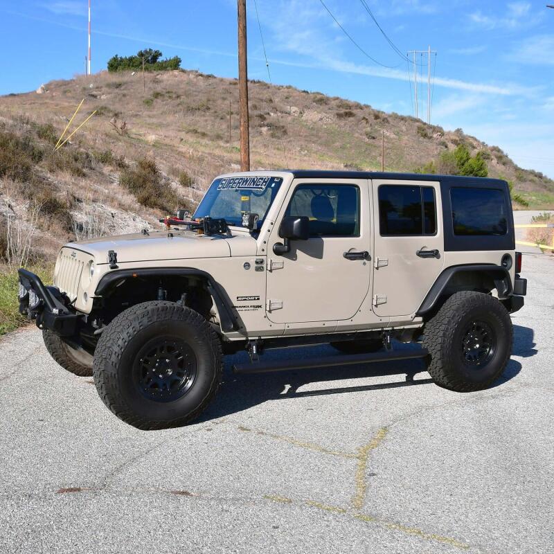Westin 07-18 Jeep Wrangler JK Unlimited Pro-e Electric Running Boards - Textured Black