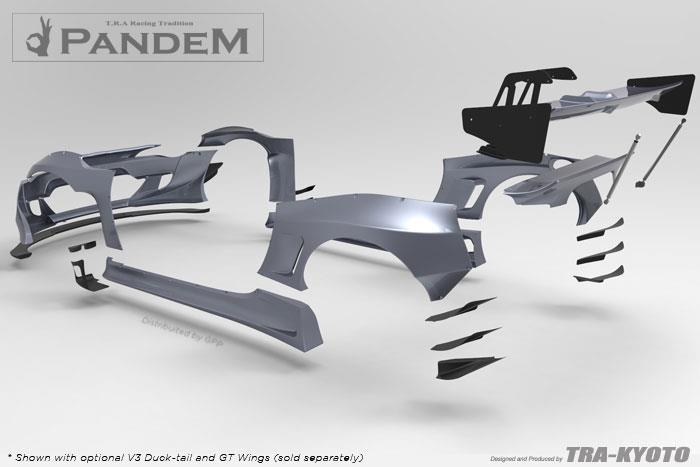 GReddy Scion FR-S Pandem Wide Body V3 Front Splitter
