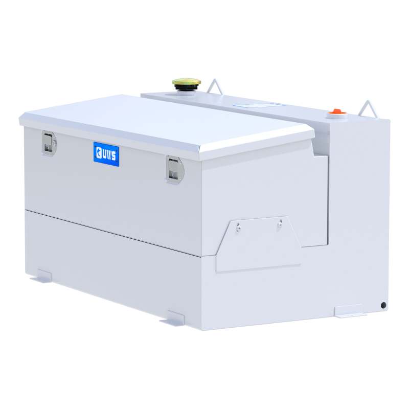 UWS White 75-Gallon Steel-Aluminum Combo Transfer Tank Model ST-75-COMBO-W