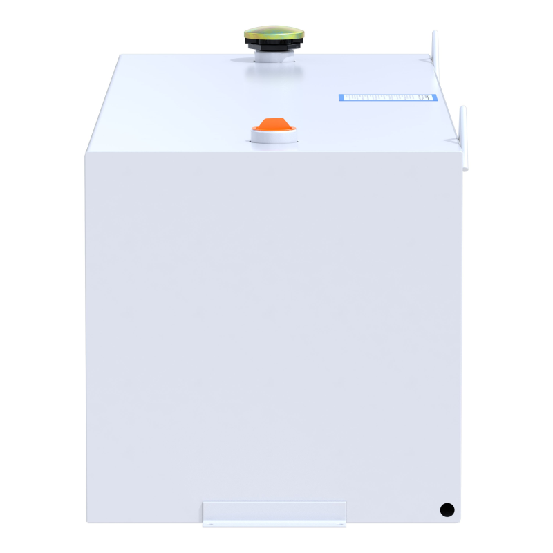 UWS White 100-Gallon Rectangle Steel Transfer Tank Model ST-100-RT-W