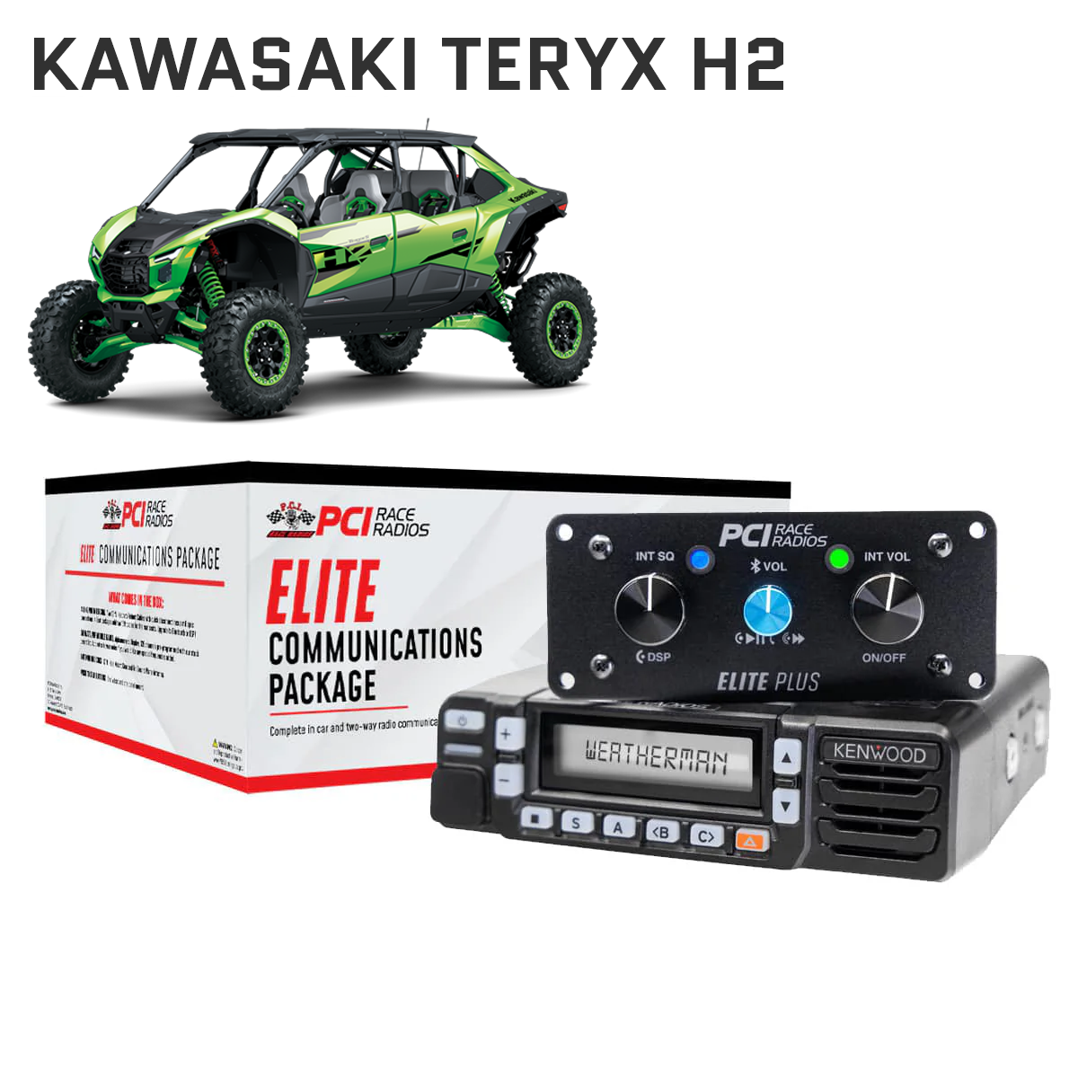 Kawasaki Teryx H2 Elite UTV Communications Package