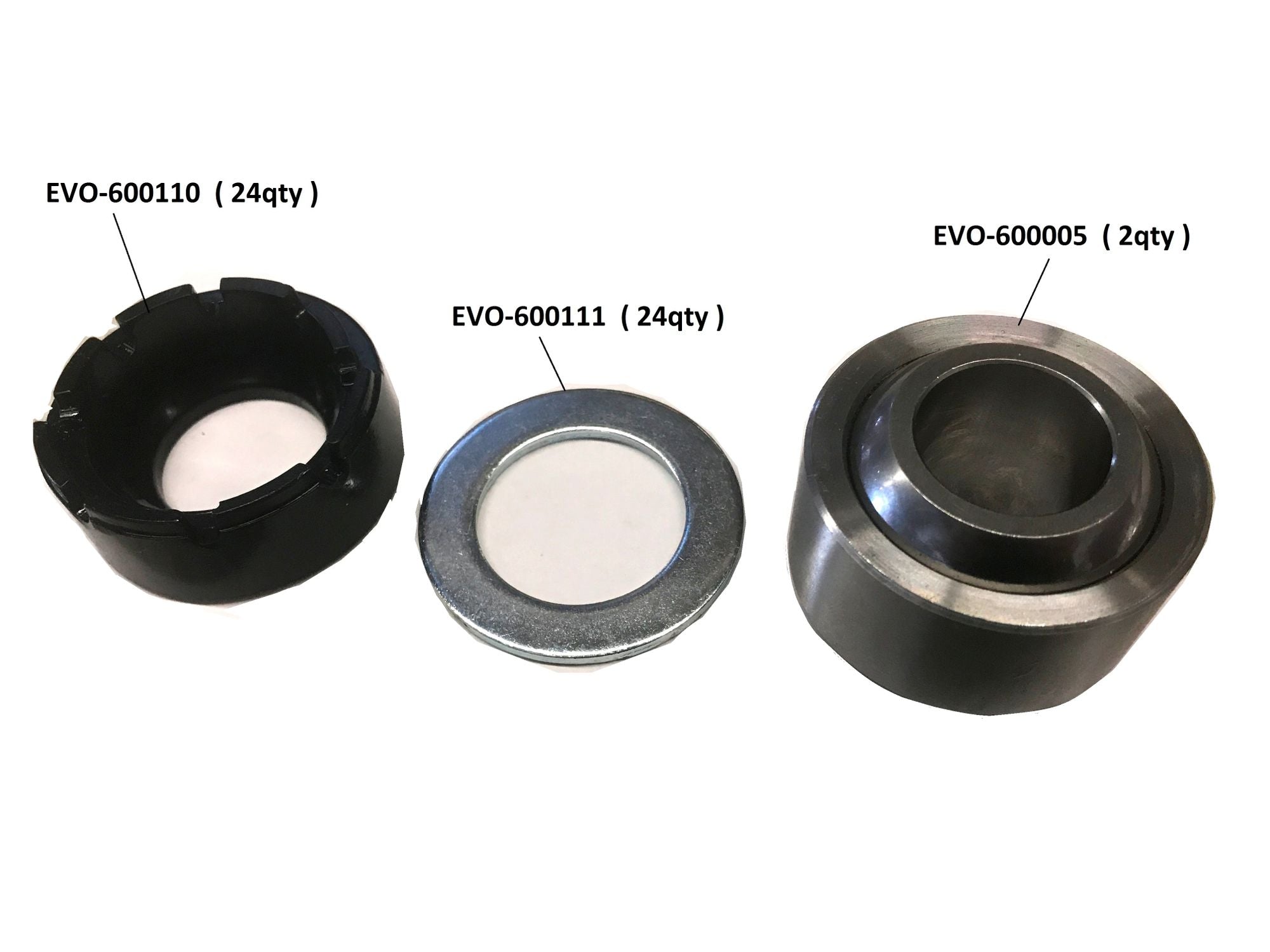 EVO MFG JK/JL/JT Long Arm Joint/Bushing inMaintanence Kit Rebuild