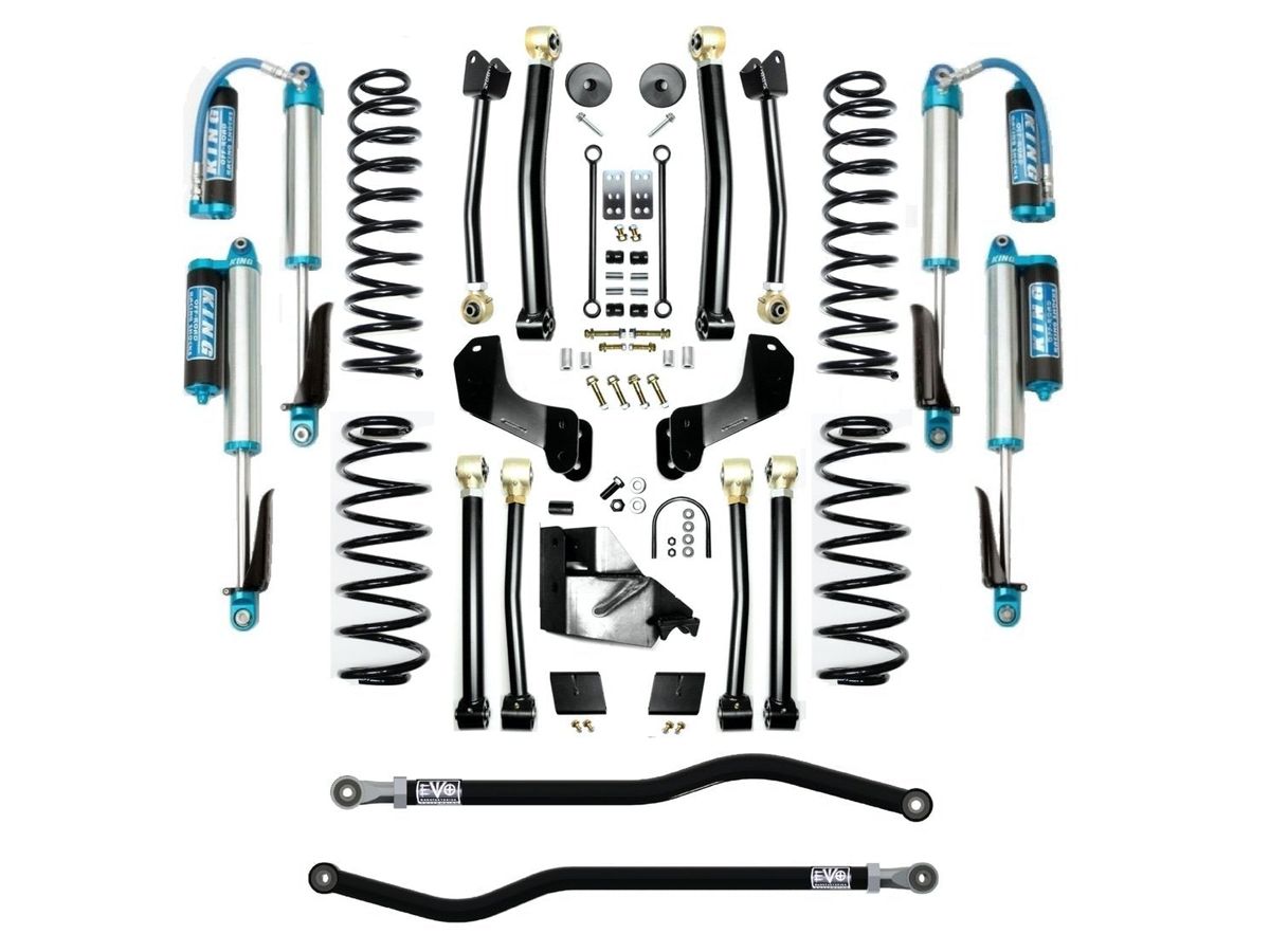 VARIANT  EVO-3055S4DPK  STAGE 4 Overland  King 2.5” Shocks  Front / Rear Track Bars