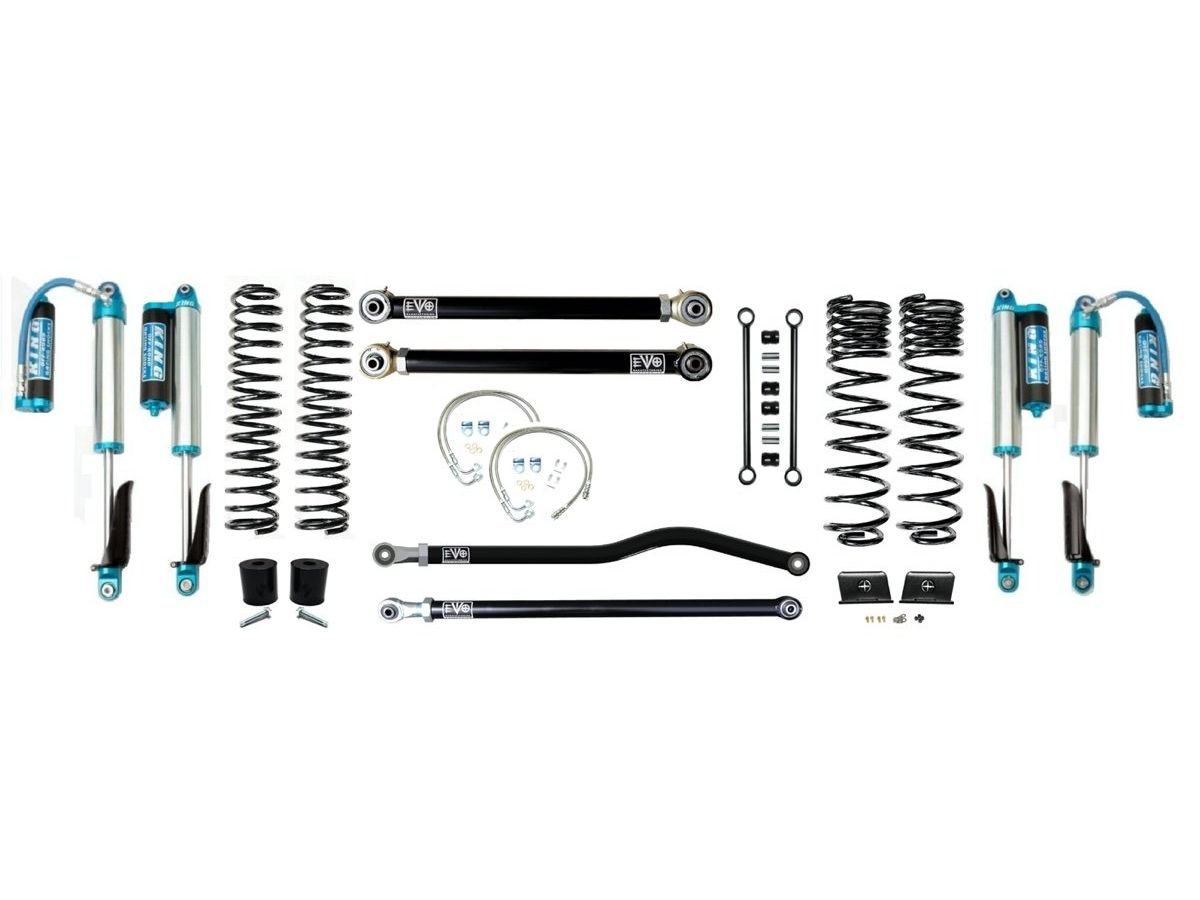 VARIANT  EVO-3060S2PKA  STAGE 2  King 2.5” Shocks Blue with Compression Adjusters  Front / Rear Track Bars