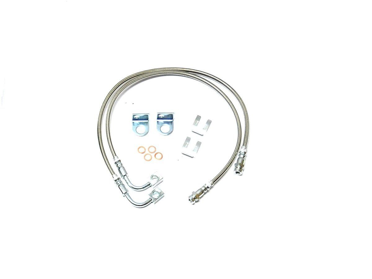 FRONT OR REAR BRAKE LINE HOSE PAIR FOR 5"+ LIFT FOR JK/JKU