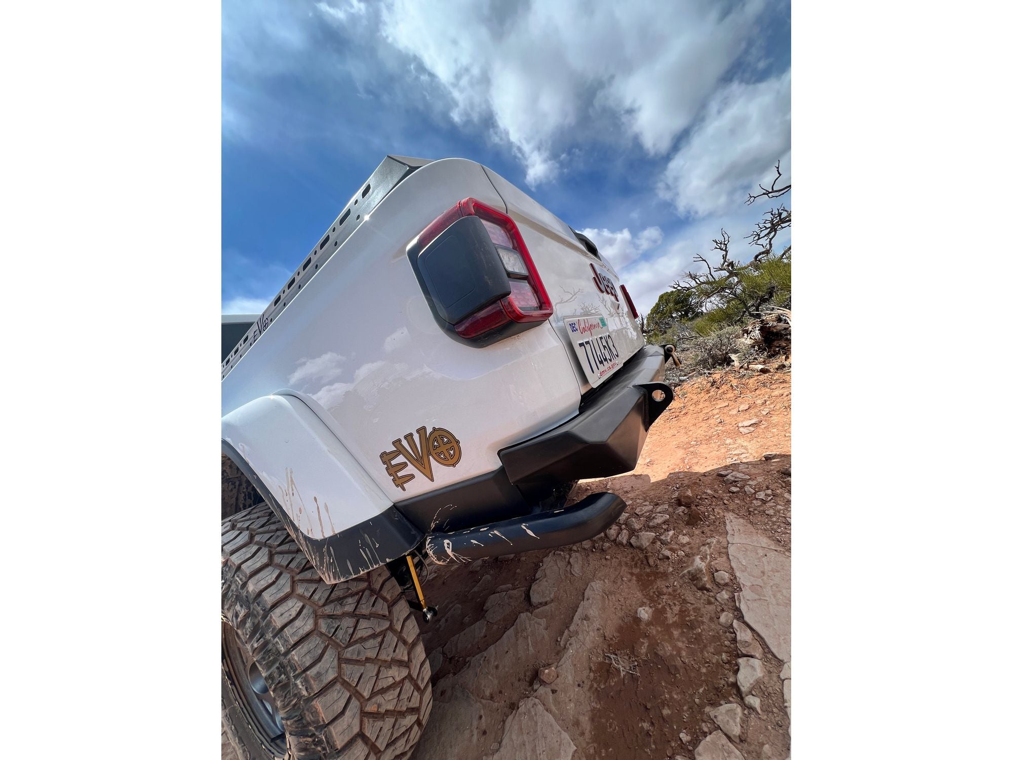 Jeep Gladiator Rear High N Tight Rear Bumper. High Clearance Gladiator Bumper