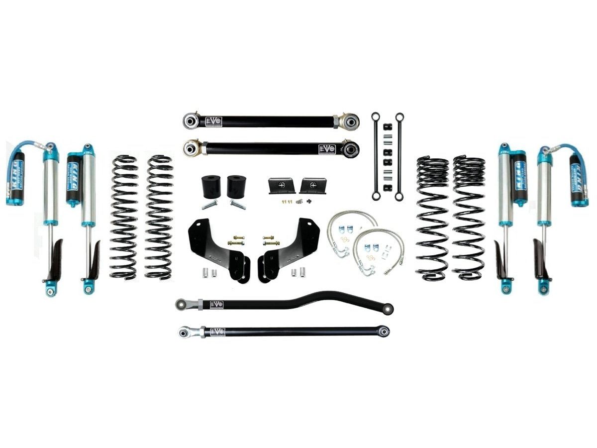 VARIANT  EVO-3061S2HDPK  STAGE 2 Overland  King 2.5” Shocks Blue  Front / Rear Track Bars