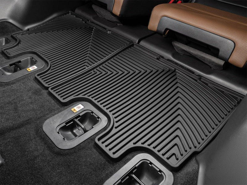 WeatherTech 24-26 Lexus GX/Toyota Land Cruiser Rear All-Weather Floor Mats - Black