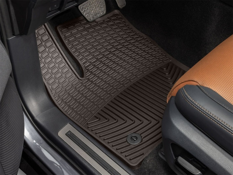 WeatherTech 24-27 Toyota Land Cruiser/24-26 Lexus GX Front All-Weather Floor Mats - Cocoa