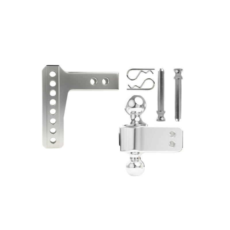 BulletProof Hitches 2.0" Aluminum Medium Duty 4" Drop/Rise Hitch Model AL204