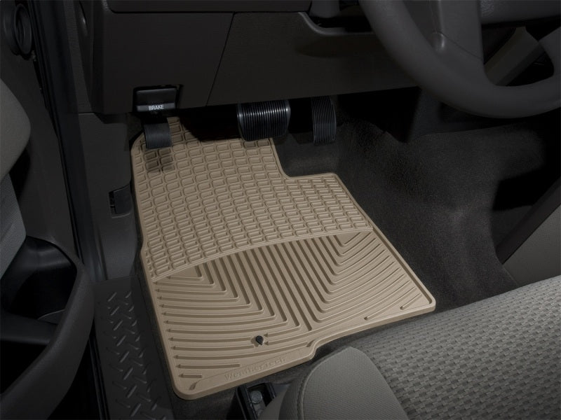 WeatherTech 09+ Ford F-150 Front Rubber Mats - Tan