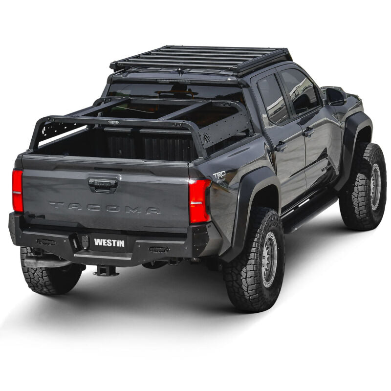 Westin 24-26 Toyota Tacoma Double Cab Mesa Roof Rack - Textured Black