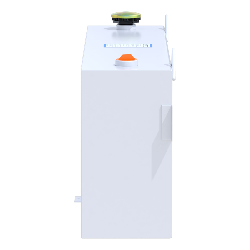 UWS White 45-Gallon Vertical Steel Transfer Tank Model ST-45-R-W