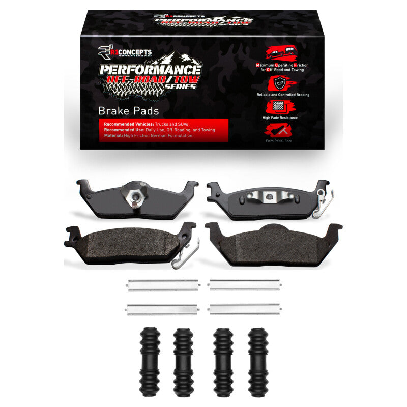 R1 04-11 Ford F-150 RWD Rear Performance Off-Road/Tow Brake Pads & Hardware Kit