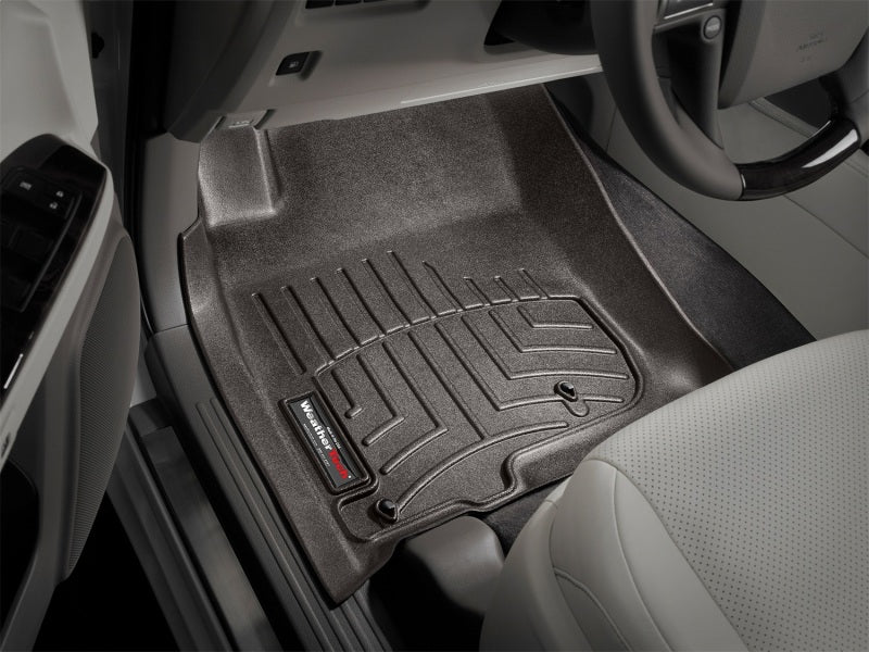 WeatherTech 11-12 Toyota 4Runner Front FloorLiners - Cocoa