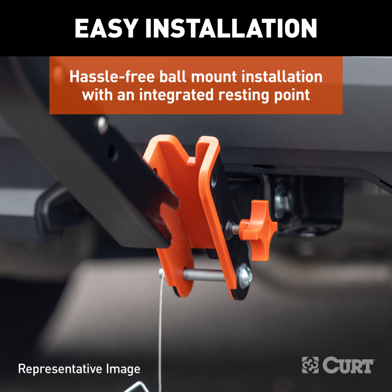CURT ActiveLink Ball Mount, 2" Ball, 3,500 lbs. GTW Model 18416