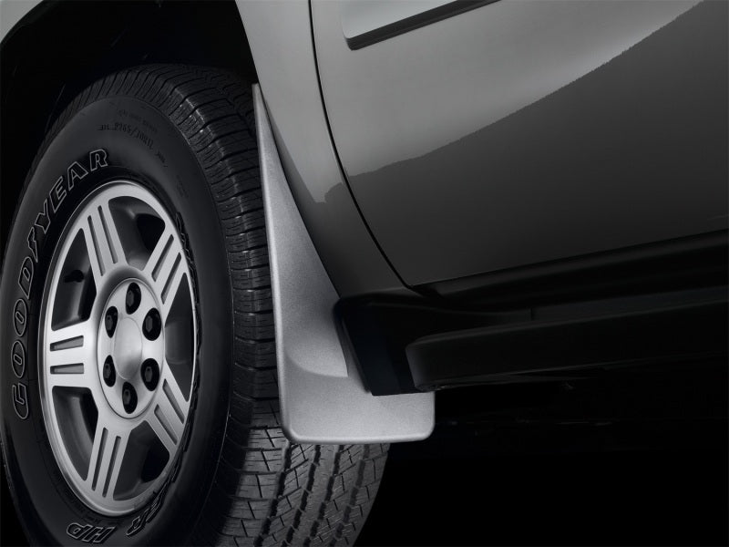 WeatherTech 07+ Chevrolet Avalanche No Drill Mudflaps - Black